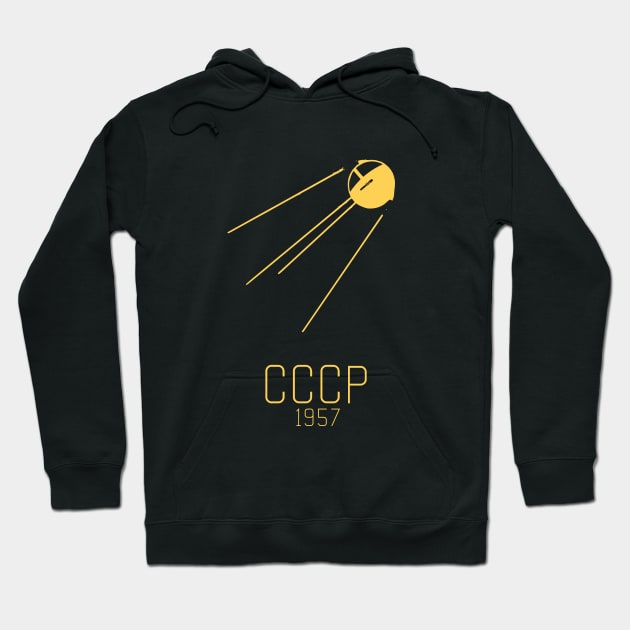 Sputnik 1957 Soviet Satellite Hoodie by UniversalPioneer